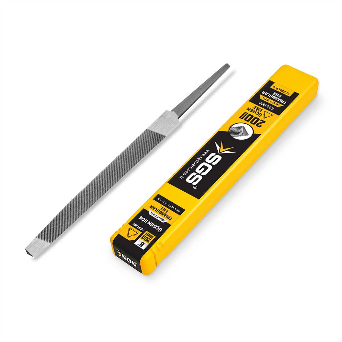 ÜÇGEN EĞE REGULAR KALIN DİŞ 200 MM 8''